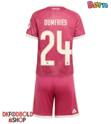 Real Madrid Denzel Dumfries #24 Tredje trøje Børn 2026-27 Kort ærmer (+ korte bukser)